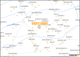 map of Sarıçoban