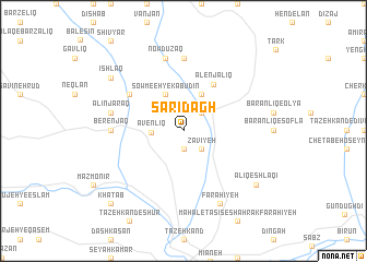 map of Sārī Dāgh