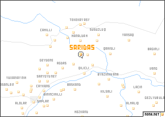 map of Sarıdaş