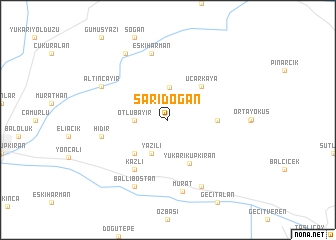 map of Sarıdoğan