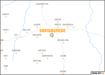 map of Sari Doumédé