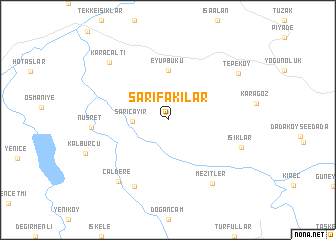 map of Sarıfakılar