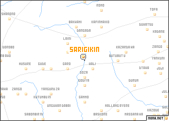 map of Sarigikin