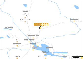 map of Sarigora