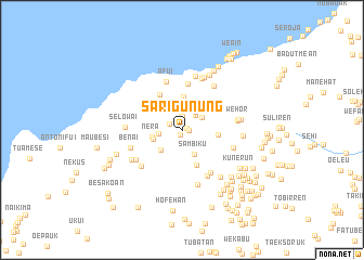 map of Sarigunung