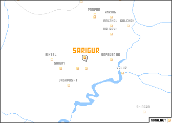 map of Sarigŭr