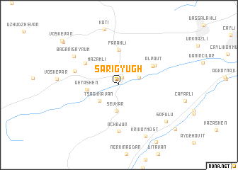 map of Sarigyugh