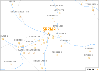 map of Sārī Jā