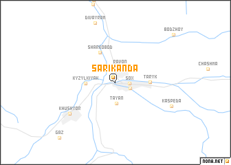 map of Sarikanda