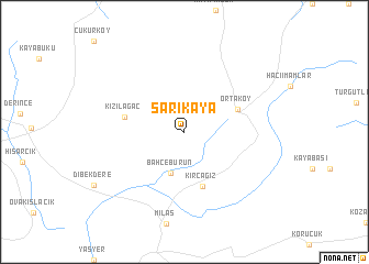 map of Sarıkaya