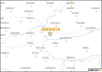 map of Sarıkaya