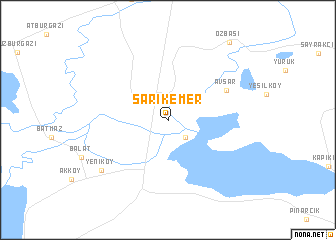 map of Sarıkemer