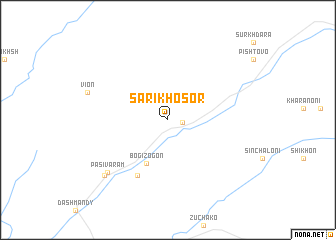 map of Sarikhosor