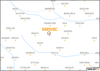 map of Sarıkoç