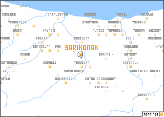 map of Sarıkonak