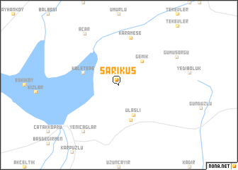 map of Sarıkuş