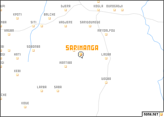 map of Sari Manga