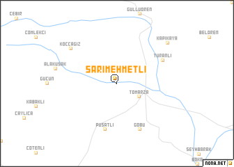 map of Sarımehmetli