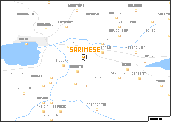 map of Sarımeşe