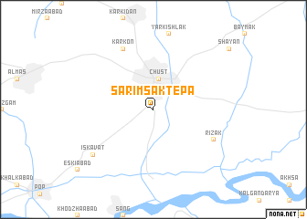 map of Sarimsaktepa