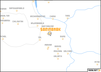 map of Sarinamak