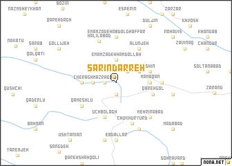 map of Sarīn Darreh