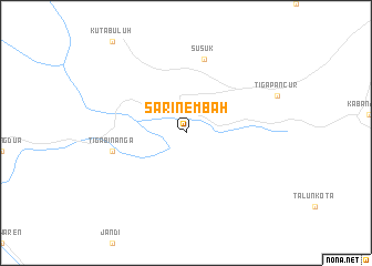 map of Sarinembah