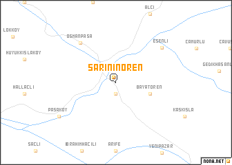 map of Sarınınören