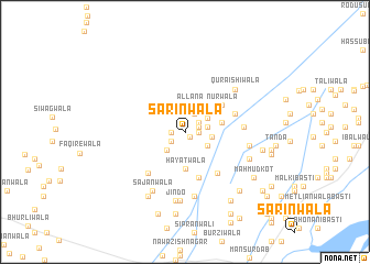 map of Sarinwāla