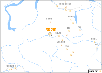 map of Sarīn