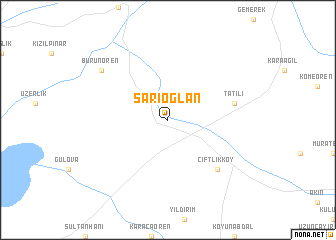 map of Sarıoğlan
