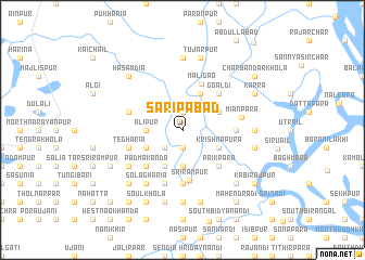 map of Saripābād