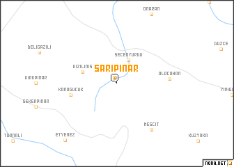 map of Sarıpınar