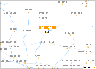 map of Sārī Qāsh