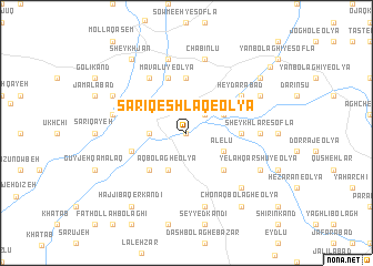 map of Sārī Qeshlāq-e ‘Olyā