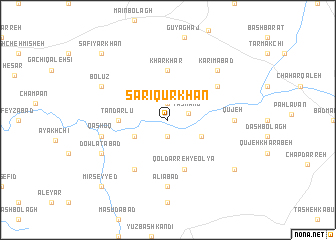 map of Sārī Qūrkhān