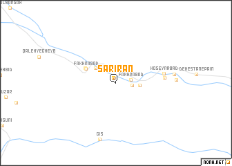 map of Sarīrān