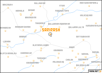 map of Şārī Rash