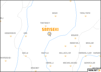 map of Sarıseki