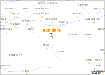 map of Sarışeyh