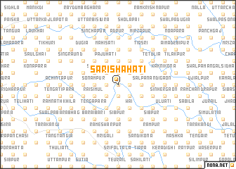 map of Sarishāhāti