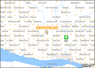 map of Sarishākuri