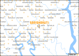 map of Sarishāmuti