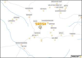 map of Sarīsh