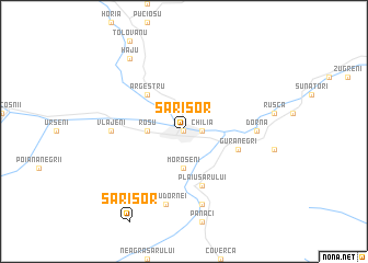 map of Sărişor