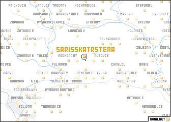 map of Šarišská Trstená