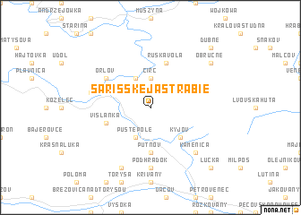 map of Šarišské Jastrabie