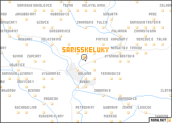 map of Šarišské Lúky