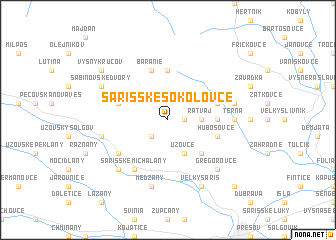 map of Šarišské Sokolovce