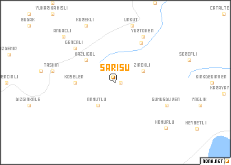 map of Sarısu